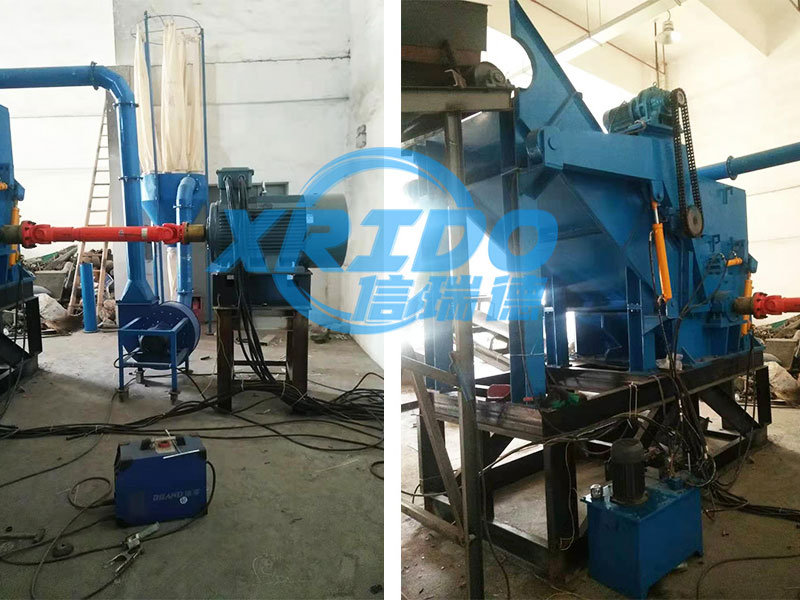 Installation site of waste aluminum crushing production line