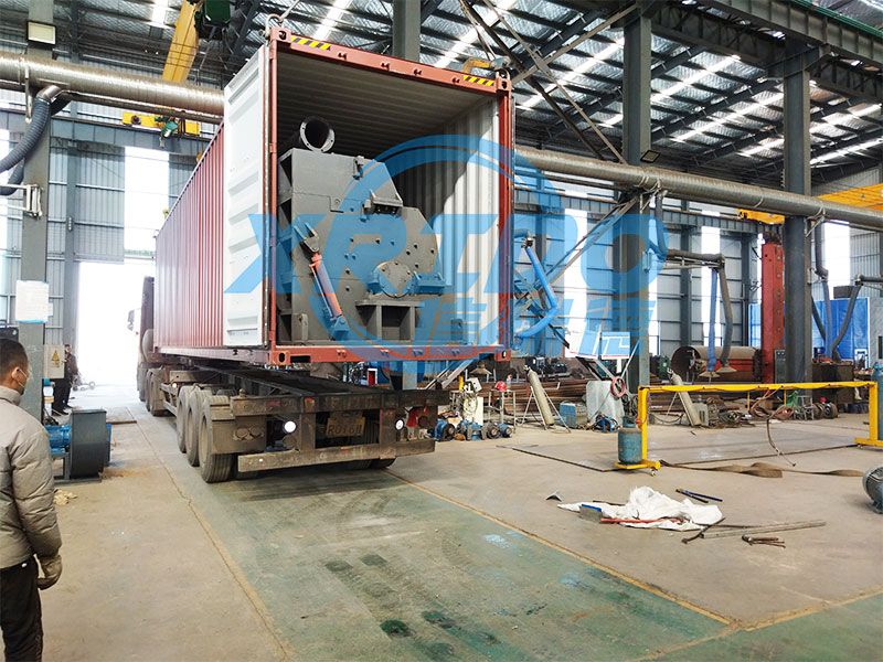 Metal crushing production line shipped to Brazil