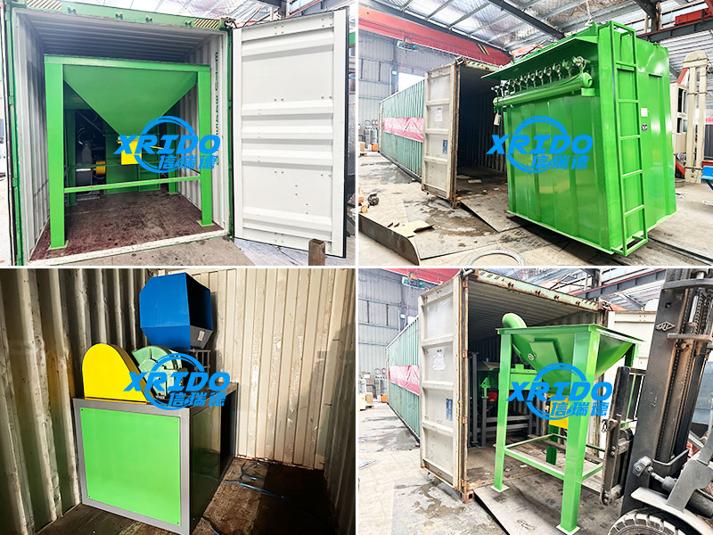 Electronic waste disposal line delivery site