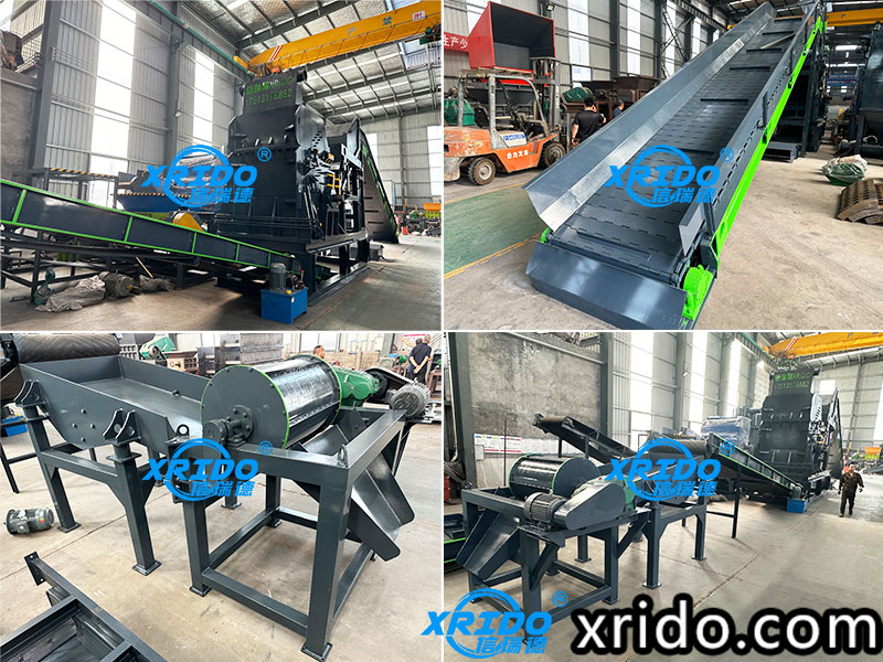 450 Model Scrap Steel Crusher Passed Inspection before shipment