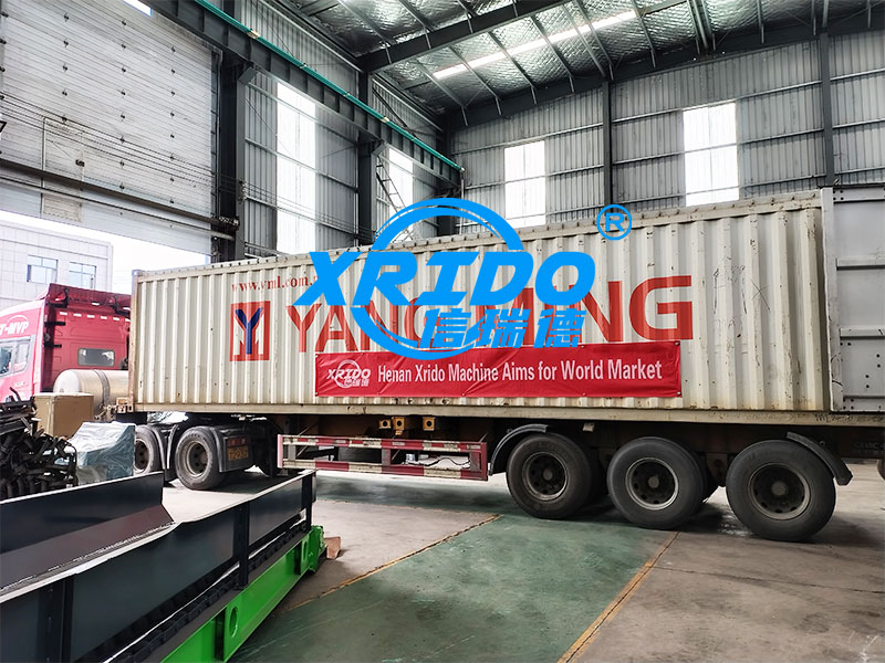 Egypt 450 scrap steel crushing line delivery