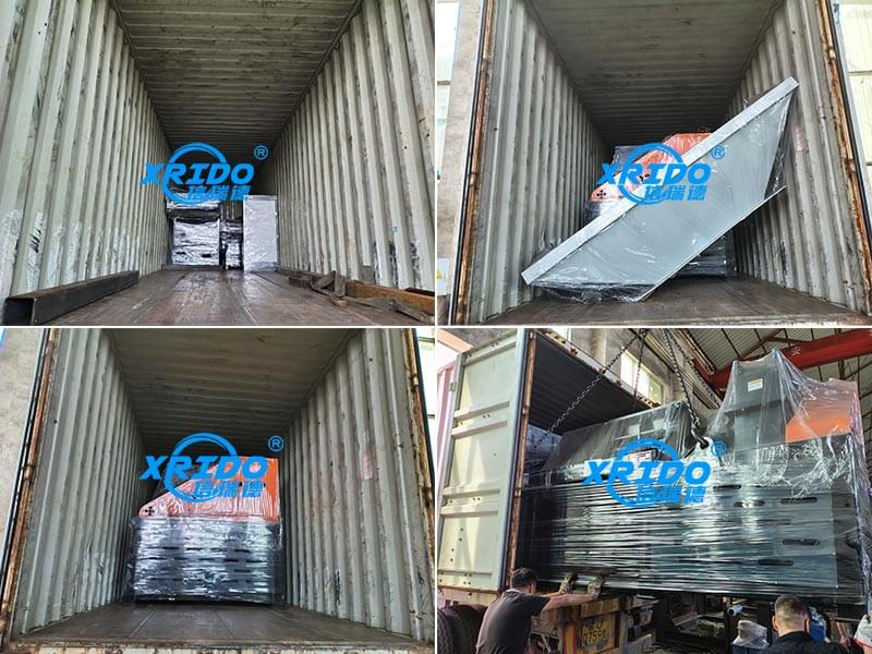 1200 model double shaft shredder shipped to Qatar