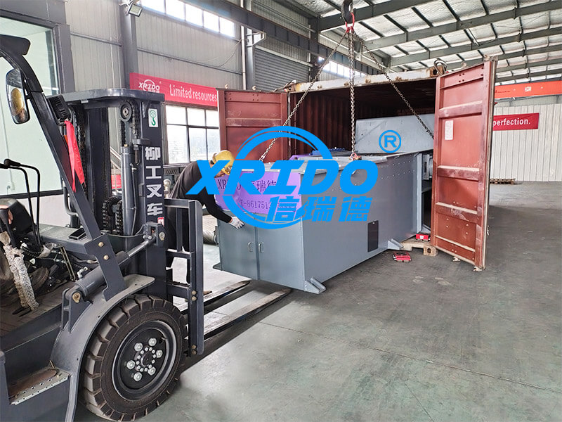 Indonesia single shaft shredder delivery