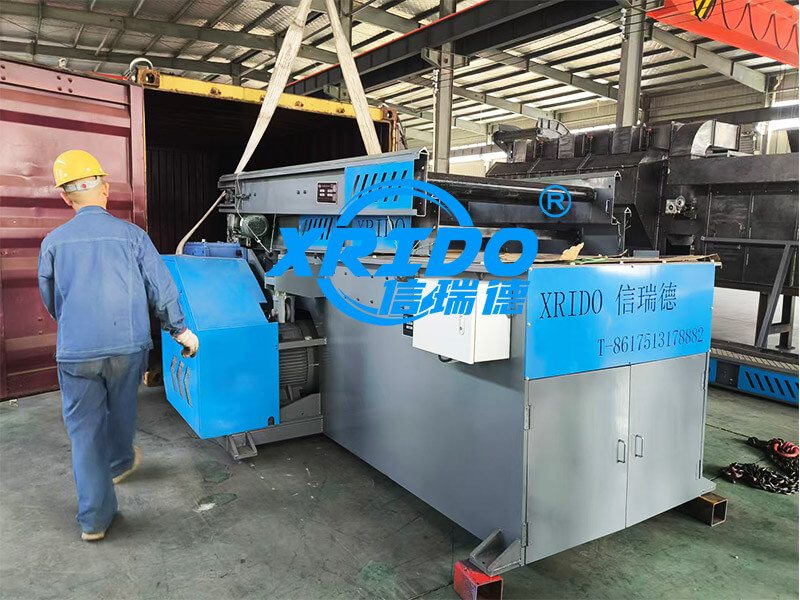 Turkey Model 1200 Single Shaft Shredder Delivery