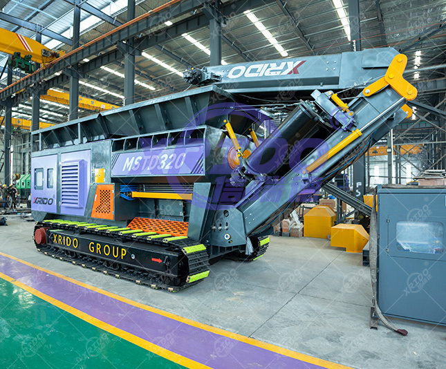 Mobile Shredder, Mobile Crusher, XRIDO Mobile Shredder